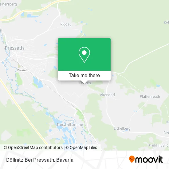 Карта Döllnitz Bei Pressath
