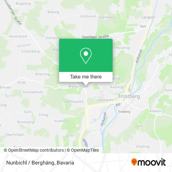 Карта Nunbichl / Berghäng