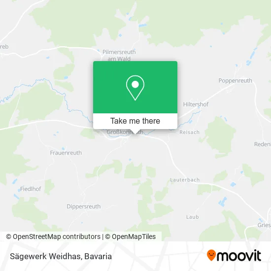 Карта Sägewerk Weidhas