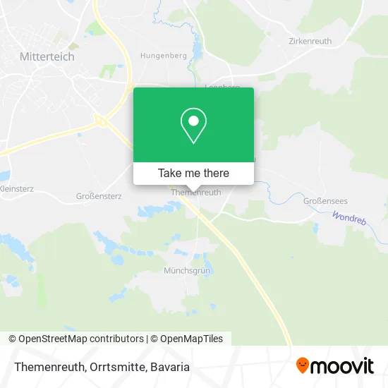 Карта Themenreuth, Orrtsmitte