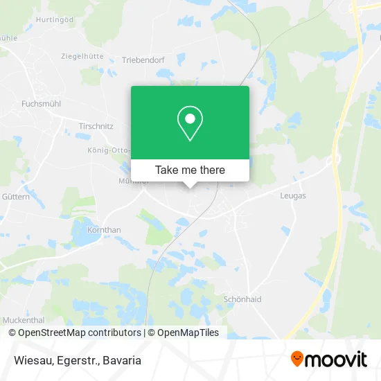 Карта Wiesau, Egerstr.