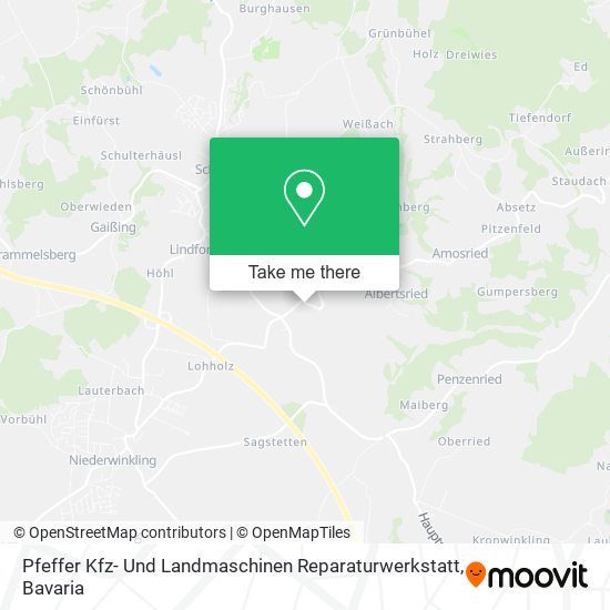 Pfeffer Kfz- Und Landmaschinen Reparaturwerkstatt map