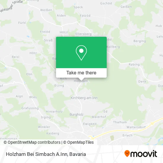 Карта Holzham Bei Simbach A.Inn