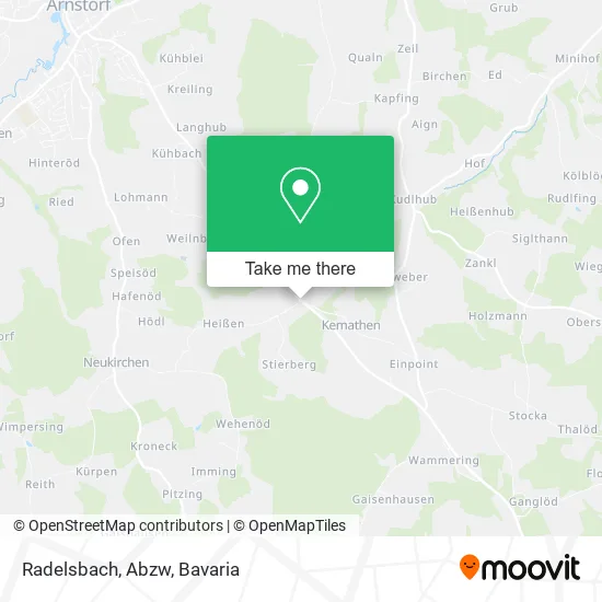 Карта Radelsbach, Abzw