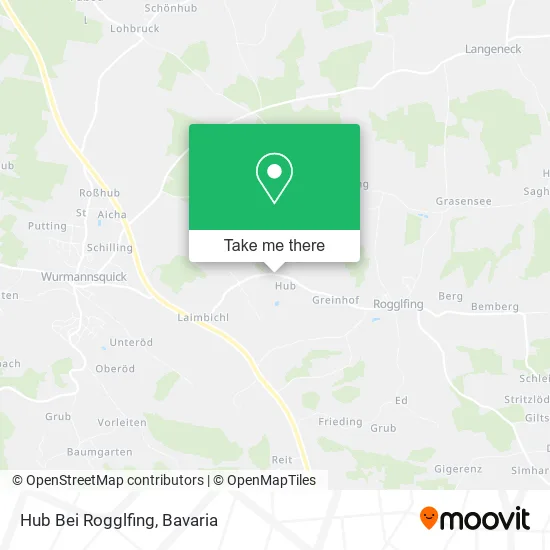 Карта Hub Bei Rogglfing