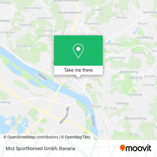 Mvz Sporthomed Gmbh map