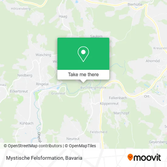 Карта Mystische Felsformation