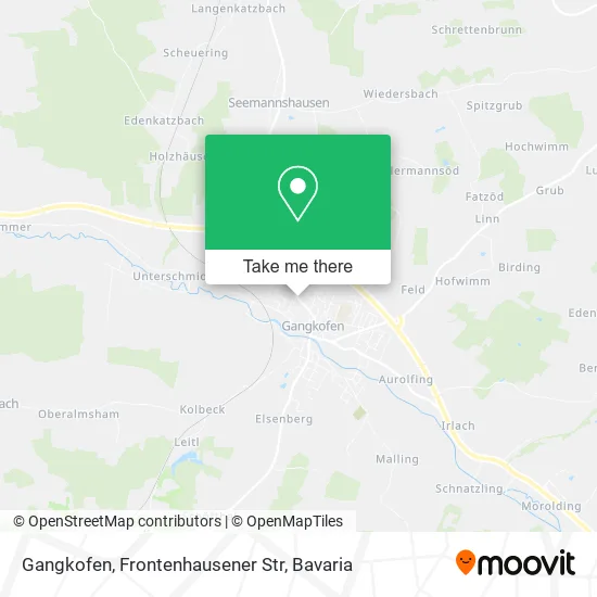 Карта Gangkofen, Frontenhausener Str
