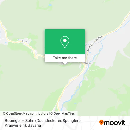 Карта Bobinger + Sohn (Dachdeckerei, Spenglerei, Kranverleih)