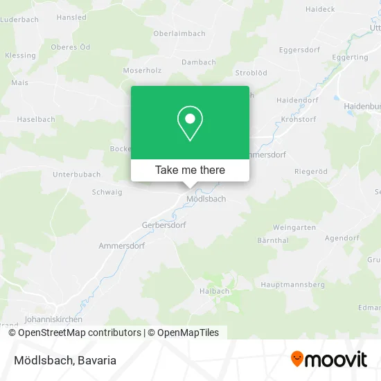 Карта Mödlsbach