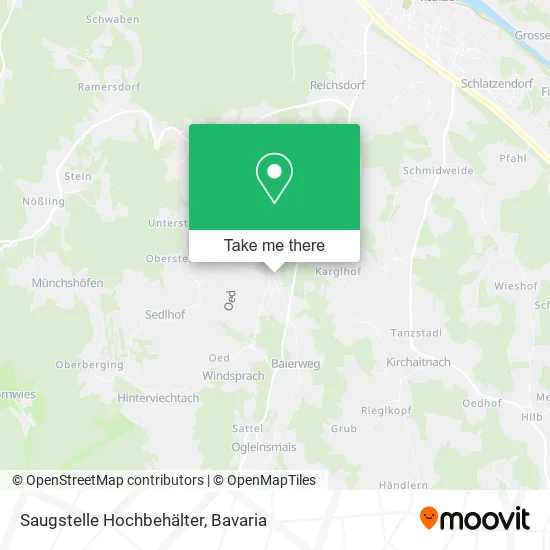Карта Saugstelle Hochbehälter