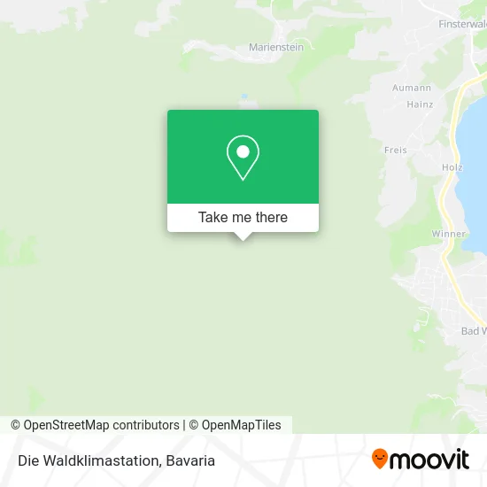 Карта Die Waldklimastation