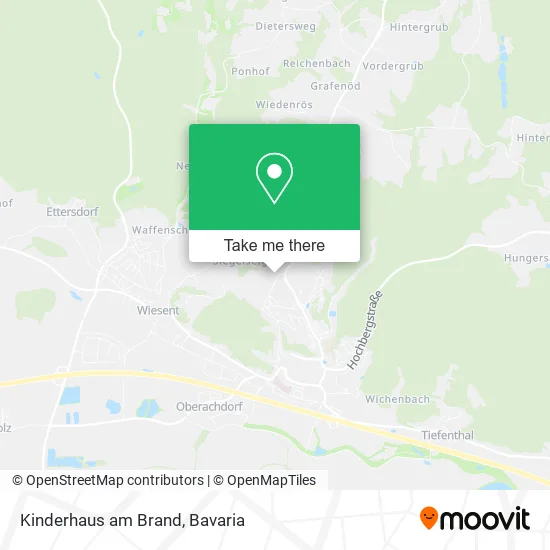Карта Kinderhaus am Brand