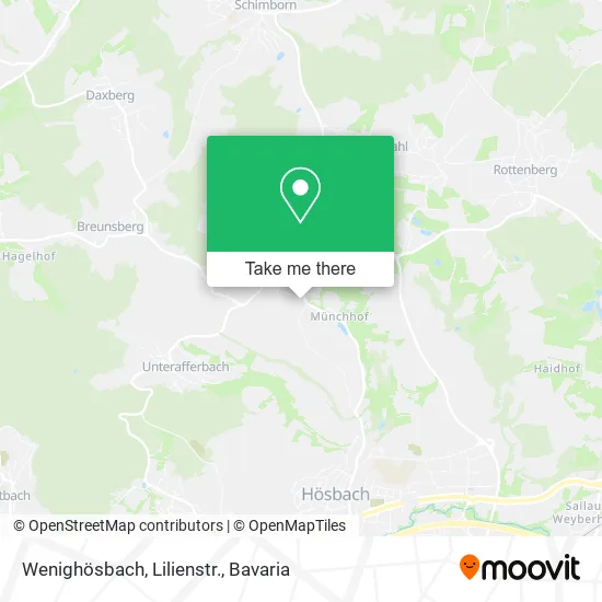 Wenighösbach, Lilienstr. map