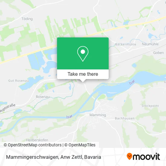 Карта Mammingerschwaigen, Anw Zettl