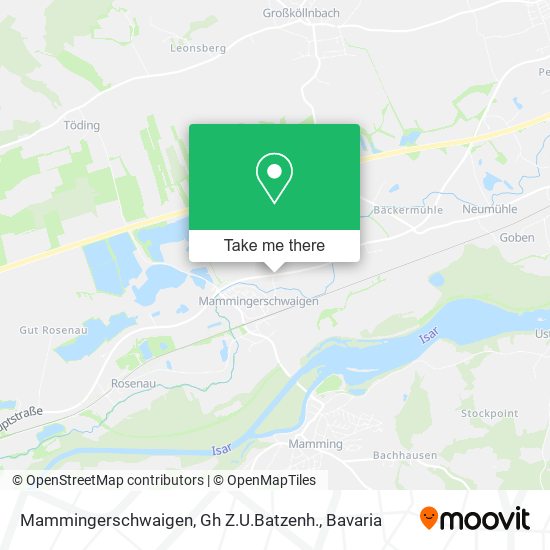 Mammingerschwaigen, Gh Z.U.Batzenh. map
