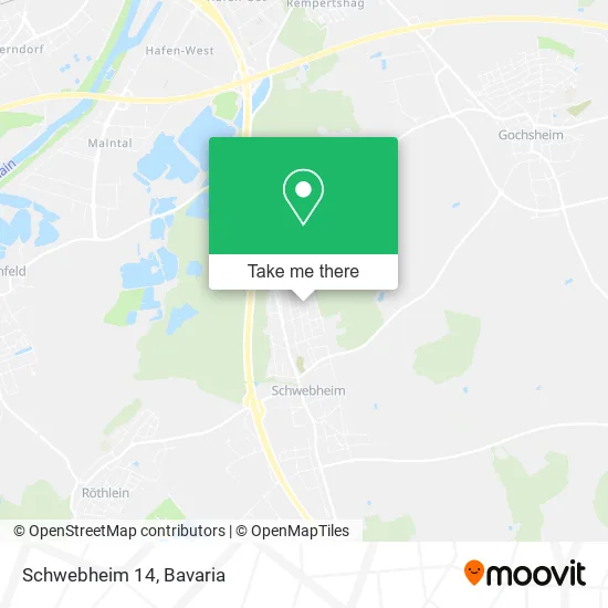 Карта Schwebheim 14