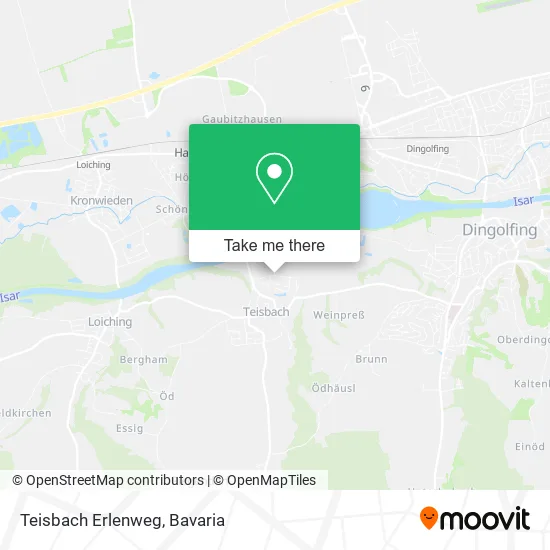 Карта Teisbach Erlenweg