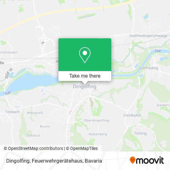 Dingolfing, Feuerwehrgerätehaus map