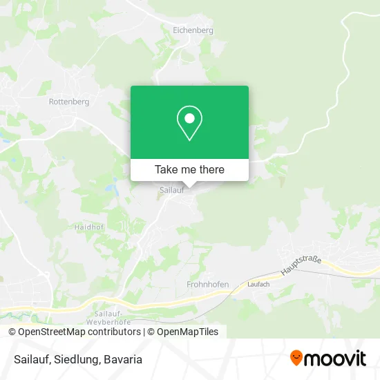 Карта Sailauf, Siedlung