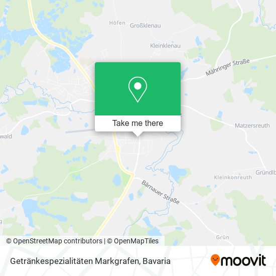 Getränkespezialitäten Markgrafen map