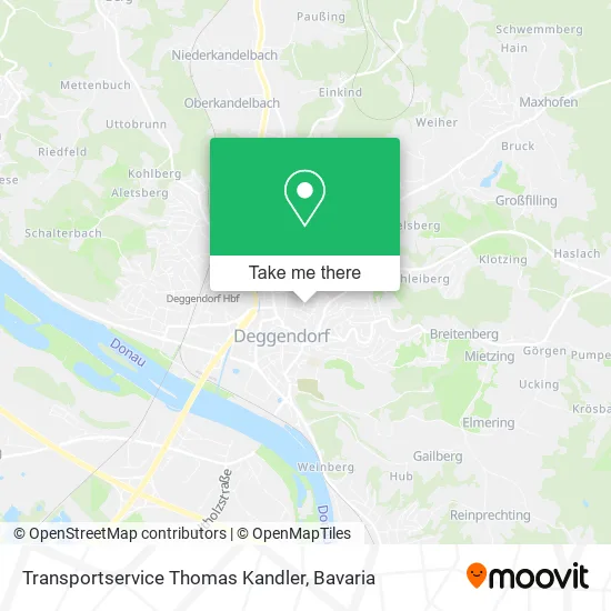 Карта Transportservice Thomas Kandler