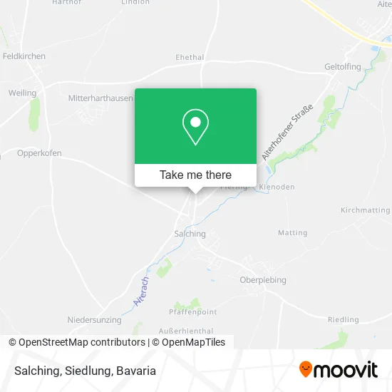 Карта Salching, Siedlung