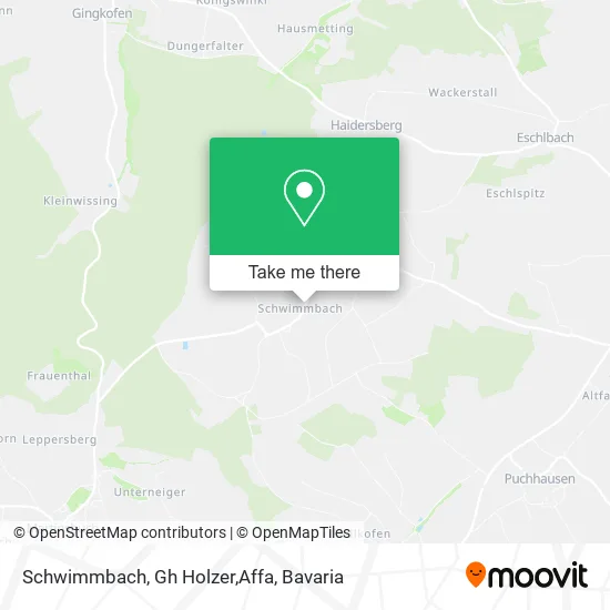 Карта Schwimmbach, Gh Holzer,Affa