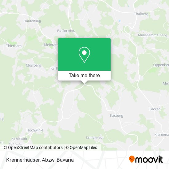 Krennerhäuser, Abzw map