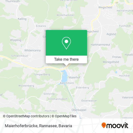 Maierhoferbrücke, Rannasee map