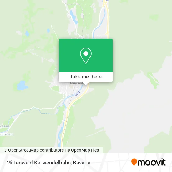 Карта Mittenwald Karwendelbahn
