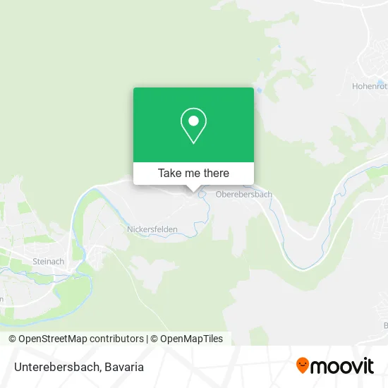 Карта Unterebersbach