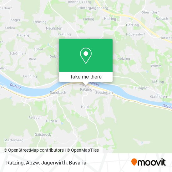 Ratzing, Abzw. Jägerwirth map