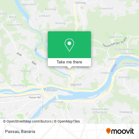 Карта Passau