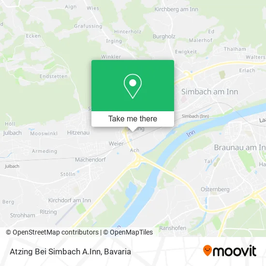 Карта Atzing Bei Simbach A.Inn