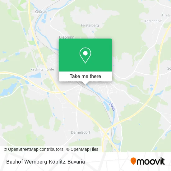 Карта Bauhof Wernberg-Köblitz