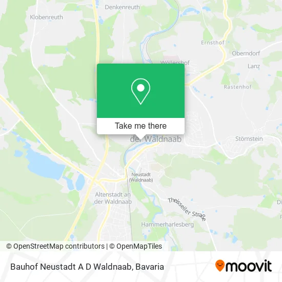 Карта Bauhof Neustadt A D Waldnaab