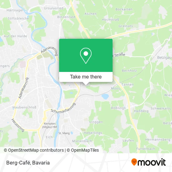 Карта Berg-Café