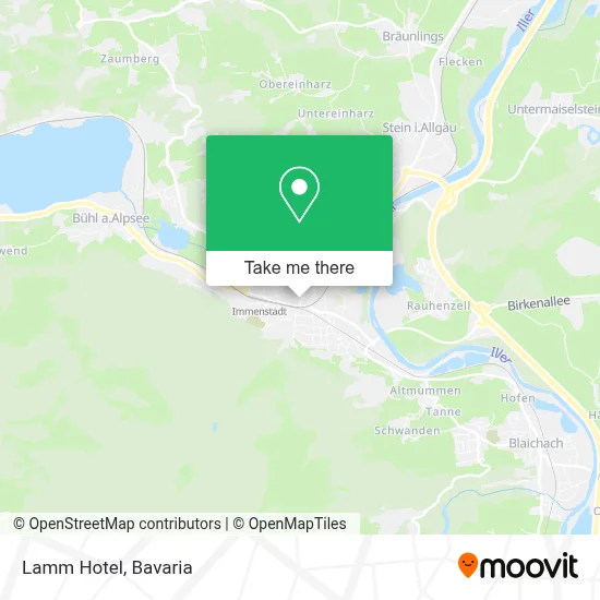 Hotel Lamm map