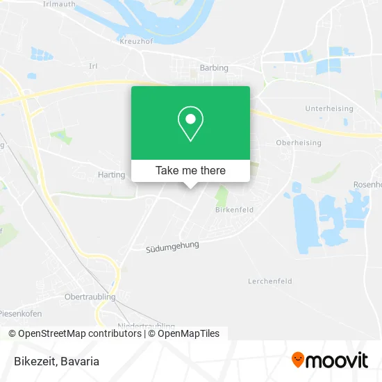 Карта Bikezeit