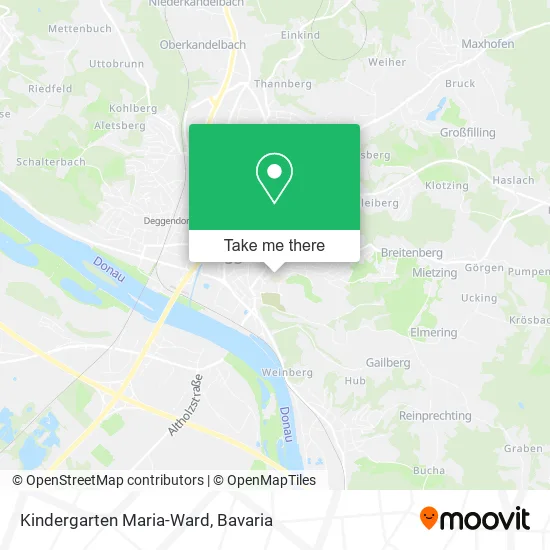 Карта Kindergarten Maria-Ward