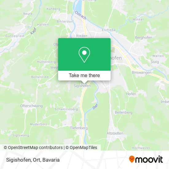 Карта Sigishofen, Ort