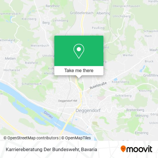 Karriereberatung Der Bundeswehr map