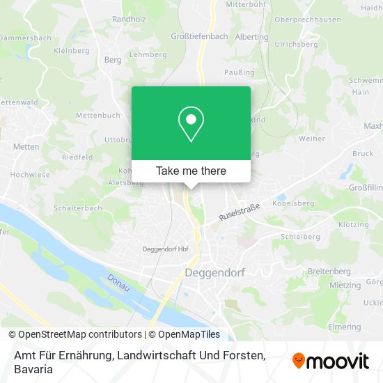 Amt Für Ernährung, Landwirtschaft Und Forsten map