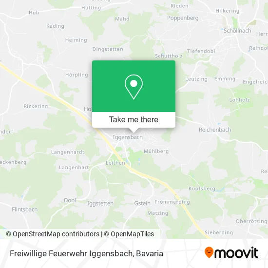 Карта Freiwillige Feuerwehr Iggensbach