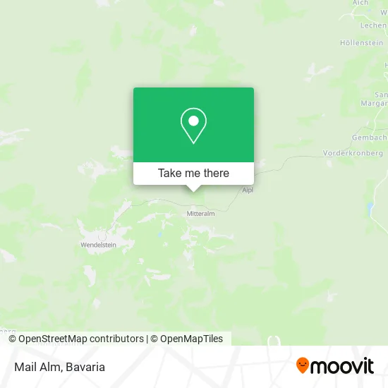 Карта Mail Alm