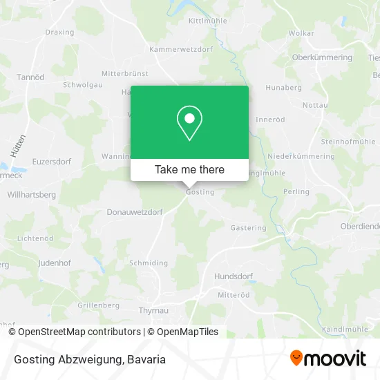Карта Gosting Abzweigung