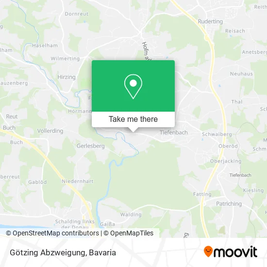 Карта Götzing Abzweigung