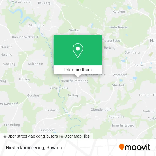 Карта Niederkümmering