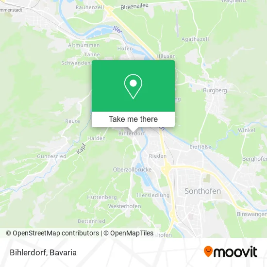 Bihlerdorf map